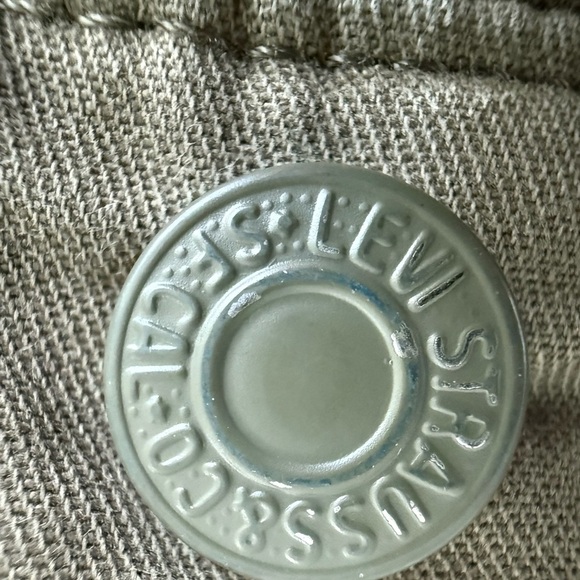 Levi’s XX Chino Standard Taper Pants W32 L30 Olive Green Casual Workwear - Picture 3 of 12